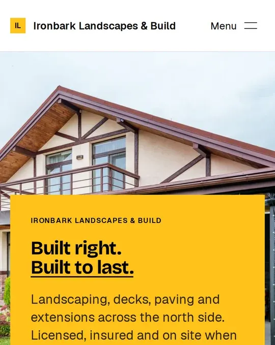 The Groundwork website design