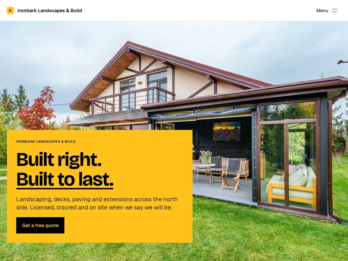 The Groundwork website design